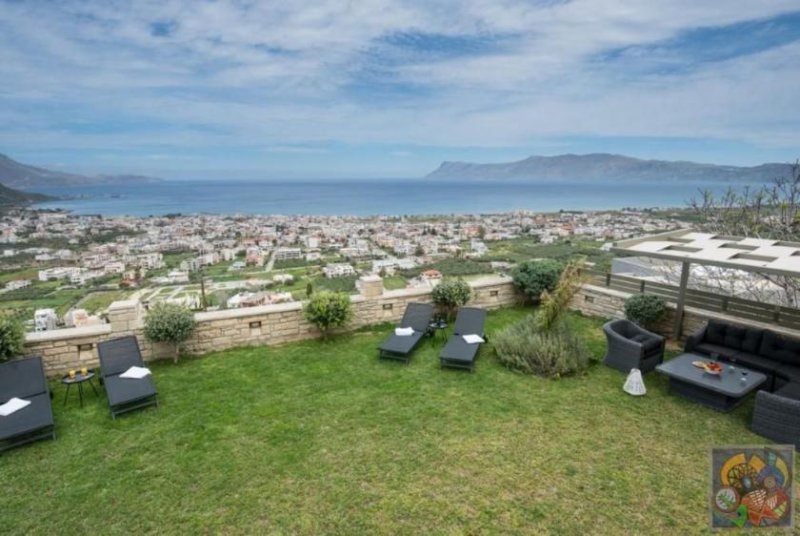 Kissamos Kreta, Kissamos, Luxusvilla mit Panorama-Meerblick Haus kaufen